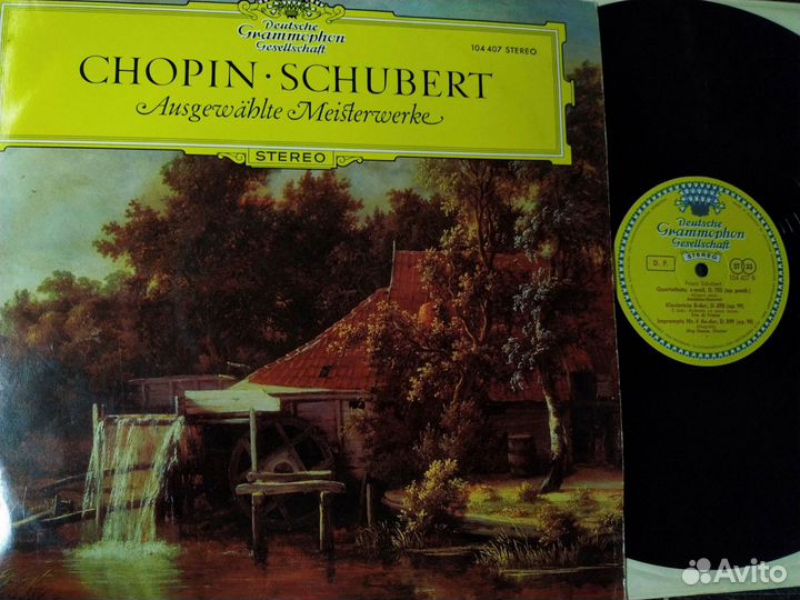 Шопен Шуберт фирменный винил Германия