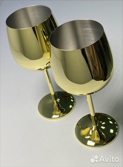 Бокалы из металла для вина, 500мл/4цвета