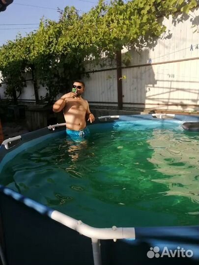 Каркасный бассейн Bestway 305х100 см с фильтром