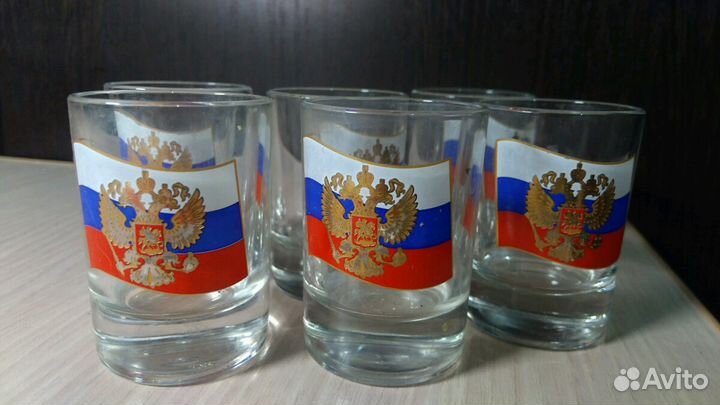 Стопки набор 6 шт новые