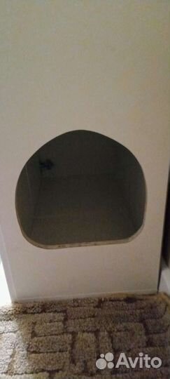 Закрытый туалет для кошек, тумба