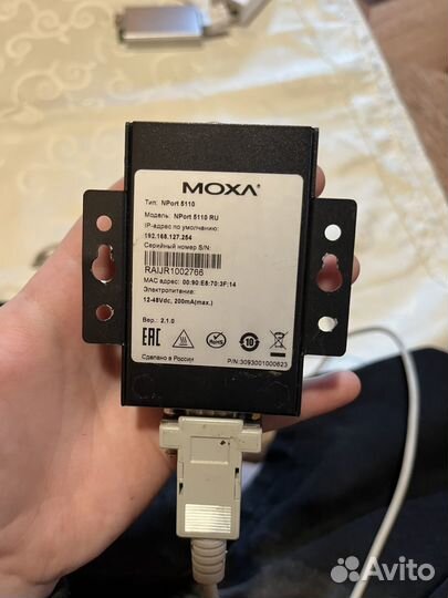 NPort 5110 1-портовый асинхронный сервер