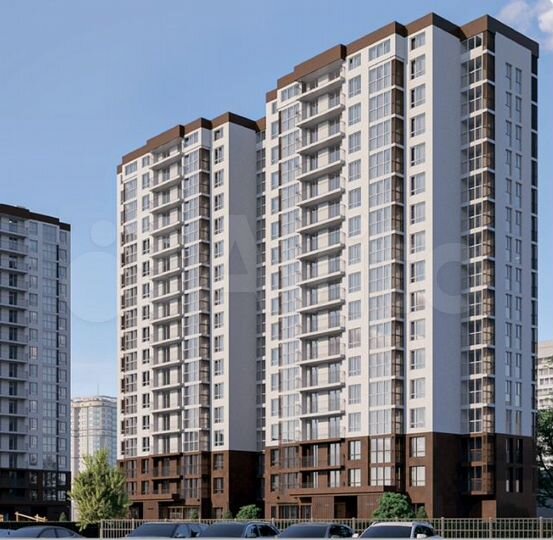 2-к. квартира, 65 м², 16/17 эт.