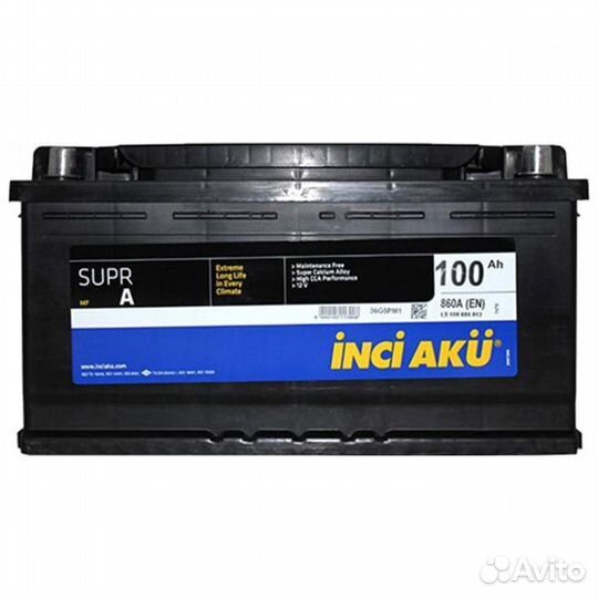 Аккумулятор Inci Aku 100ah(Турция)