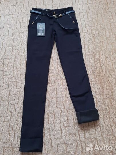 Новые брюки утепленные на девочку 36 размер