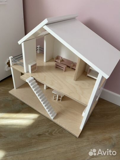 Кукольный дом Skandi с мебелью