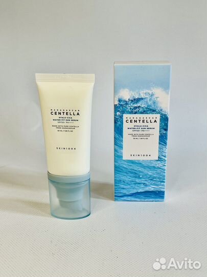 Skin1004 Легкий spf 50++++ крем сыворотка centella
