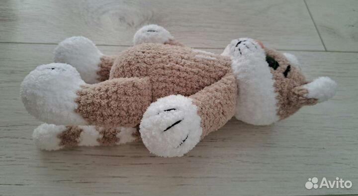 Вязаная игрушка Кот