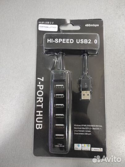 Орбита OT-PCR10 концентратор USB (7 гнезд)