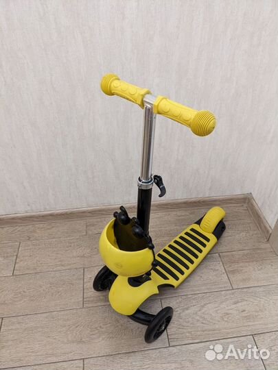 Детский трёхколёсный самокат Kreiss