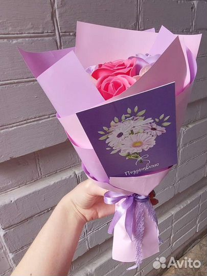 Мыльные розы букеты