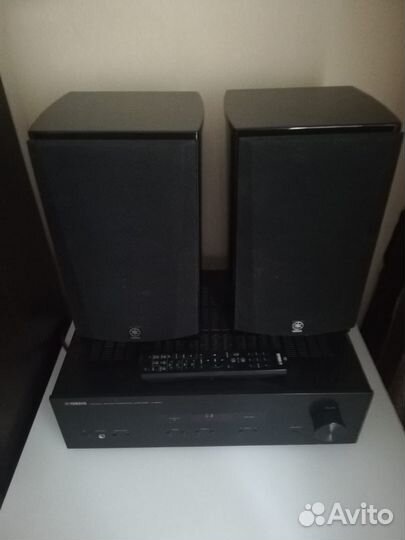 Стерео усилитель Yamaha, акустика yamaha