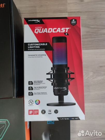 Микрофон hyperx quadcast s