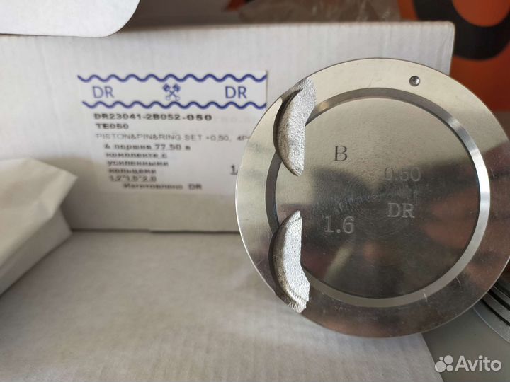 Рем Поршни +0,50 G4FC 230412B052 Kia Hyundai