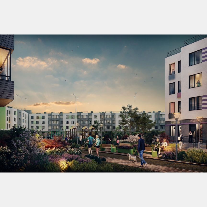 1-к. квартира, 51,6 м², 2/4 эт.
