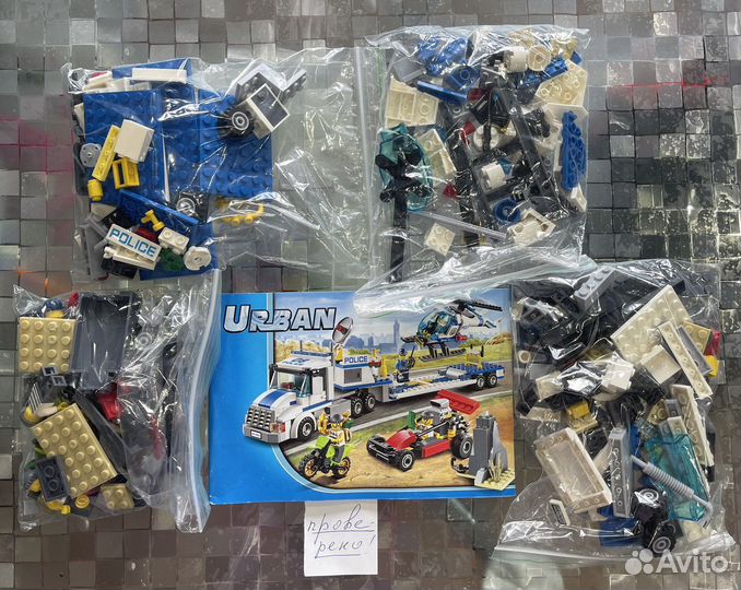 Конструктор Сити Полицейский перевозчик