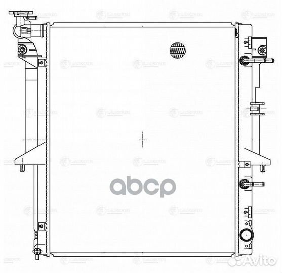 Радиатор охл. для а/м Mitsubishi L200 (06) /Paj