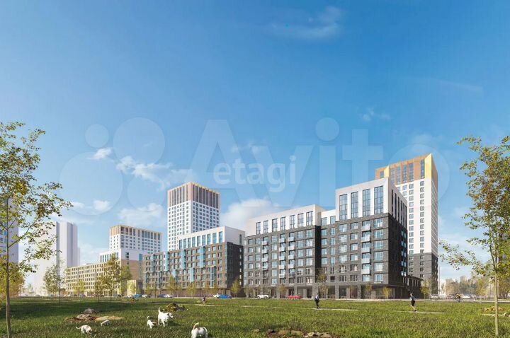 2-к. квартира, 68,9 м², 4/11 эт.