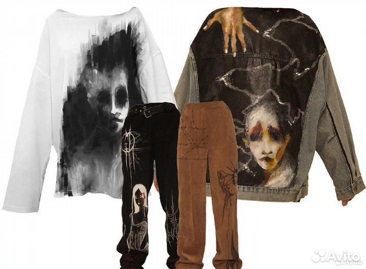 Вещи y2k кастом goblincore (больше в профиле)