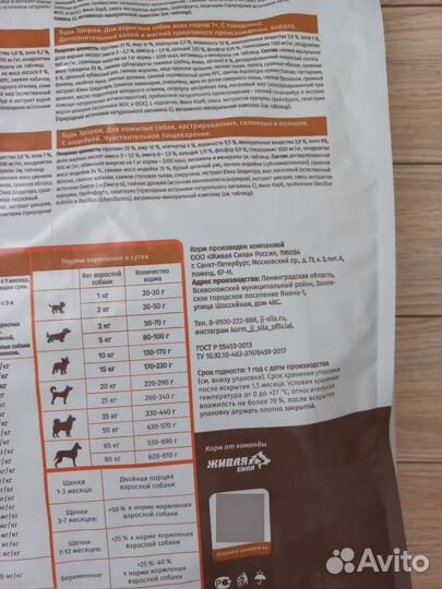 Сухой корм для собак 10 кг