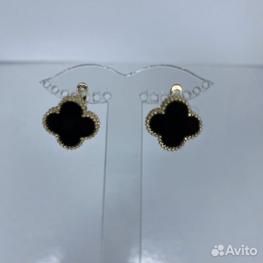 Серьги van cleef