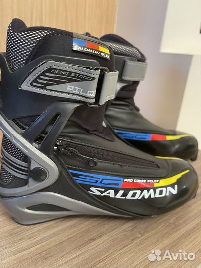 Лыжные ботинки Salomon pro combi pilot р38 (UK 6)