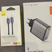 Комплект Зарядное устройство Satechi 100W USB-C PD