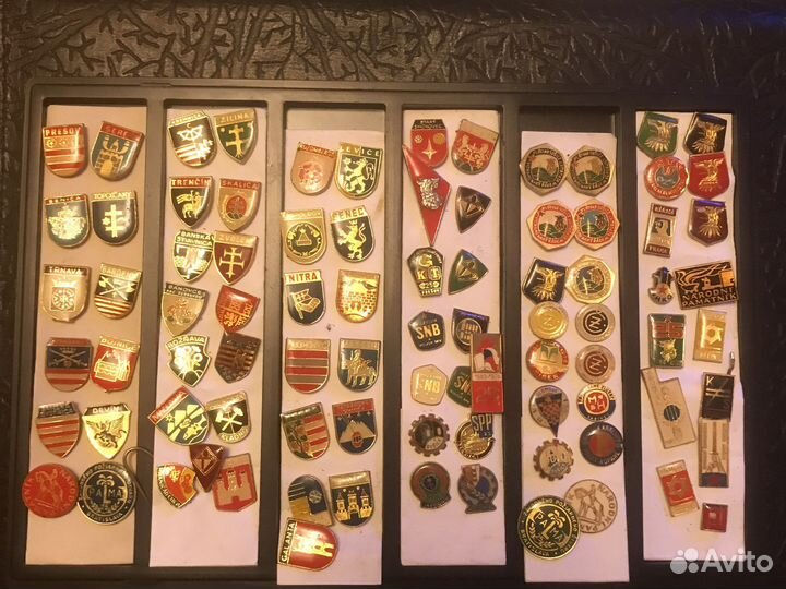 Значки гербы городов советские