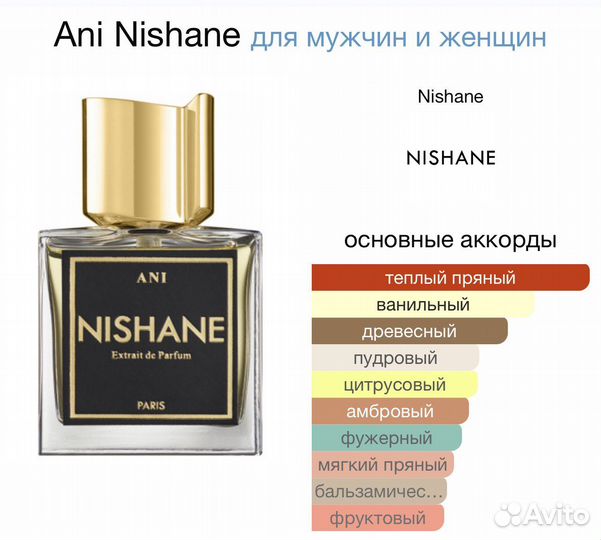 Духи Ani Nishane 100мл