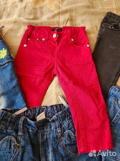 Джинсы на девочку 80 86 hm