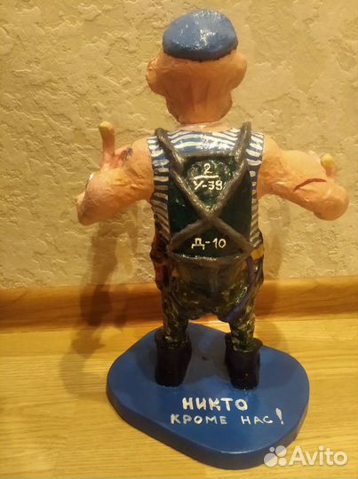 Статуэтка - бутылка десантник вдв