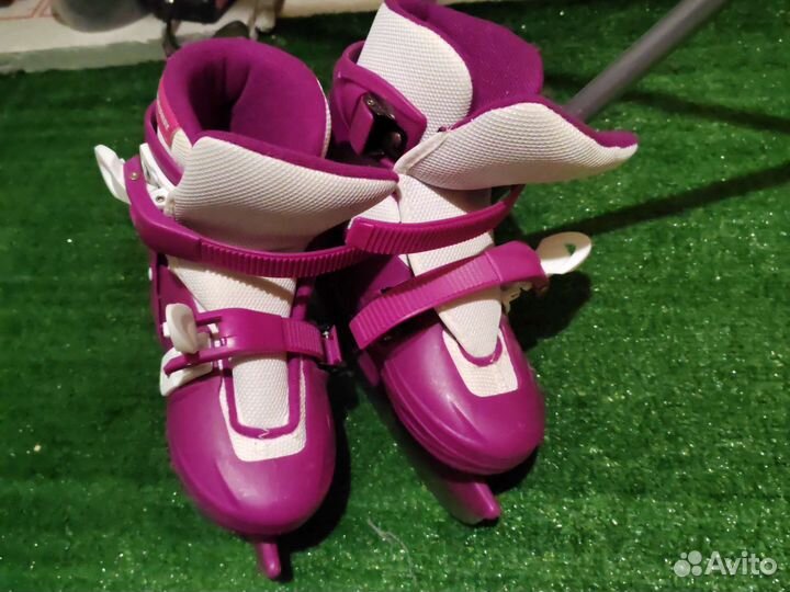 Коньки детские раздвижные 30 33