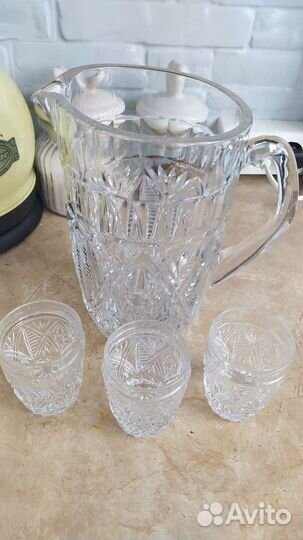 Кувшин для воды хрусталь