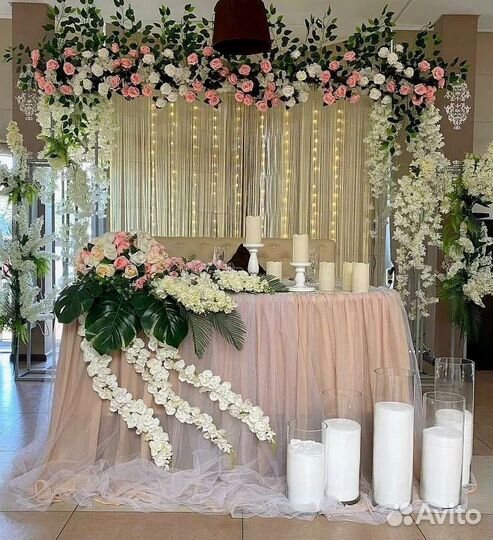 Оформление свадебного зала и выездной регистрации