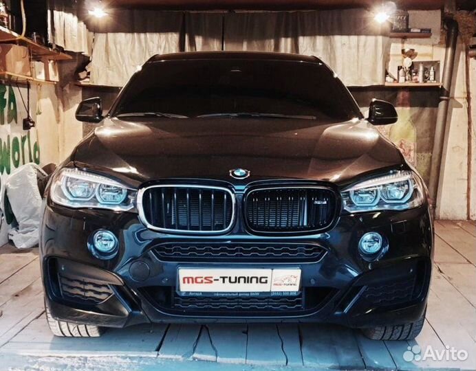 Решётка в стиле BMW X6 M f16