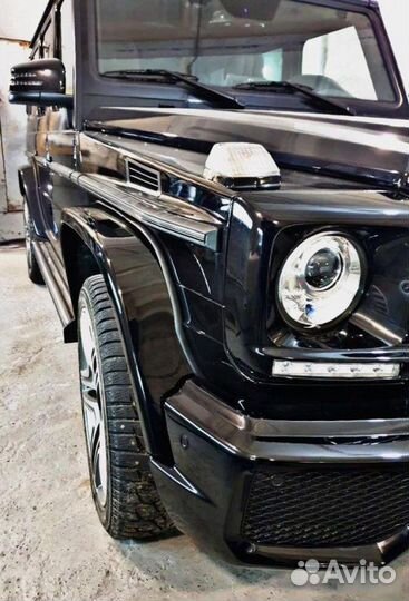 Решетка GT + Бампер с расширителями арок W463