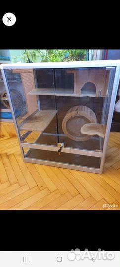 Клетка Витрина для грызунов, шиншиллы, дегу