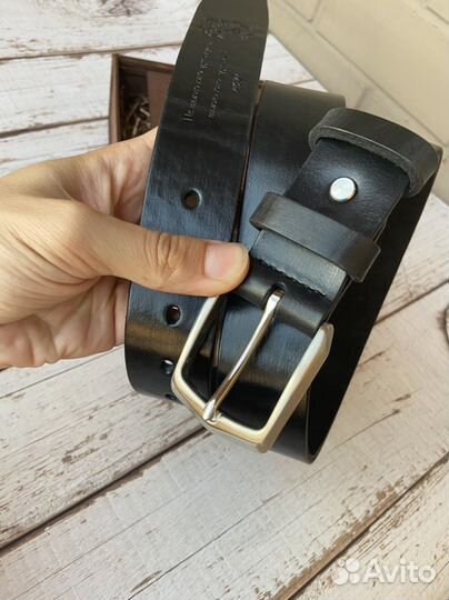 Ремень мужской ручной работы
