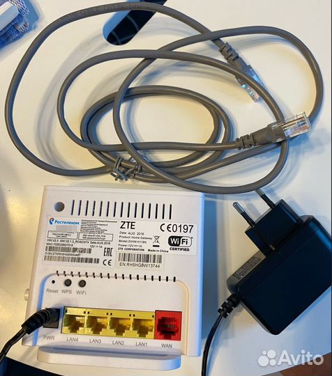 Wifi роутер Ростелеком ZTE zxhn H118N