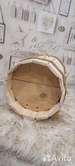 Мини бар бочонок новый