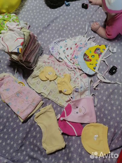 Детские вещи 0-3 мес