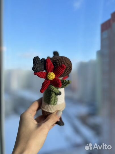 Игрушка лось ручная работа