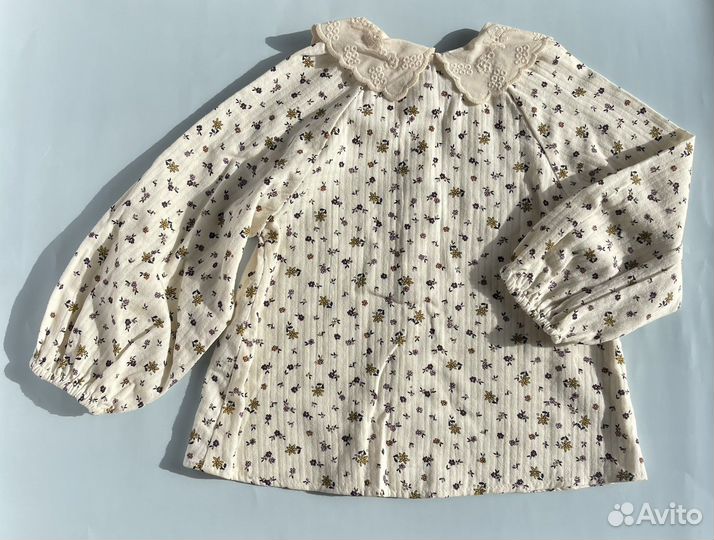 Блузка zara для девочки 110