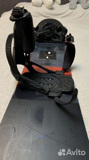 Сноуборд salomon + крепы head