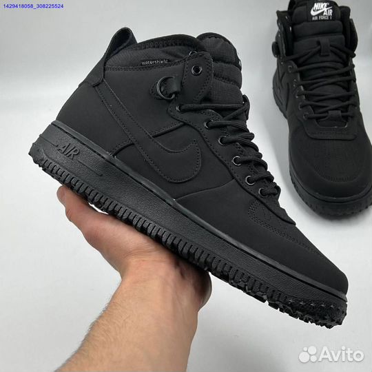 Кроссовки Nike Air Force 1 Duckboot (с мехом) (Арт.20746)