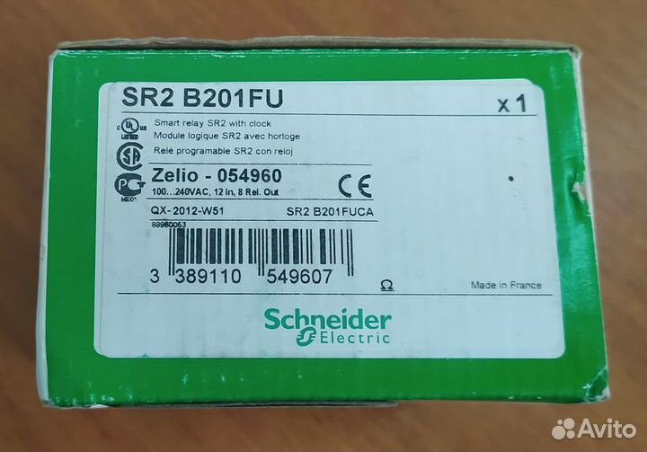 Schneider плк интеллект. реле SR2B201FU + модули