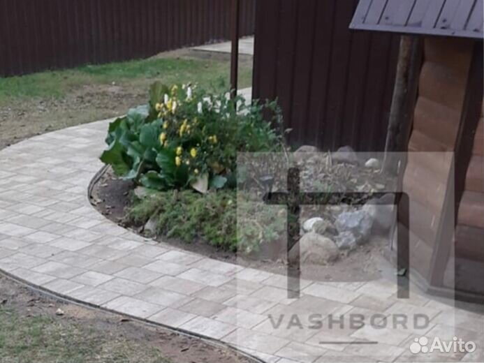 Металлический бордюр 1200*40*45*1,5