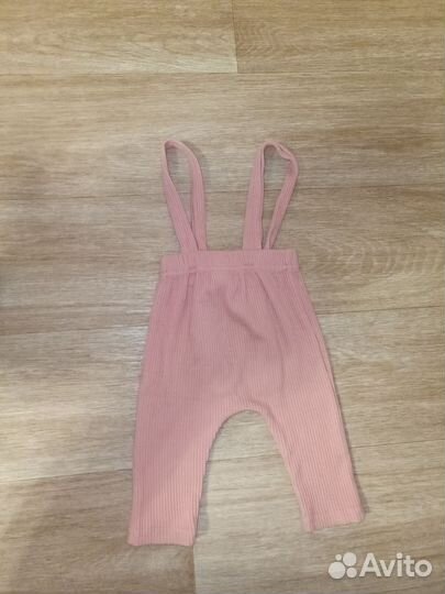Штаны легинсы в рубчик 0-6 мес для девочки