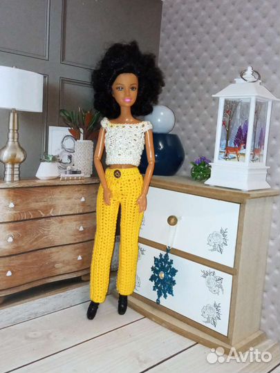 Вязаная одежда для барби