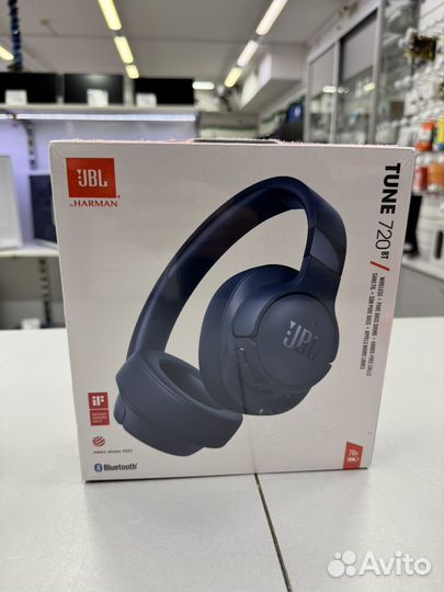 Беспроводные наушники Jbl tune 720bt синие